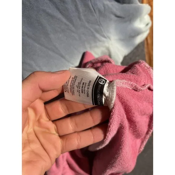 Sergio Tacchini Hoodie Mens Large Multicolor Ombre Logo Pullover Sweatshirt - Picture 7 of 8